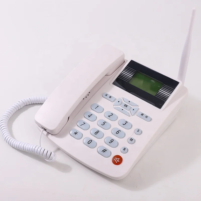 Top quality lte volte smart desktop office phone voip gateway sim card landline telephones cordless telephones