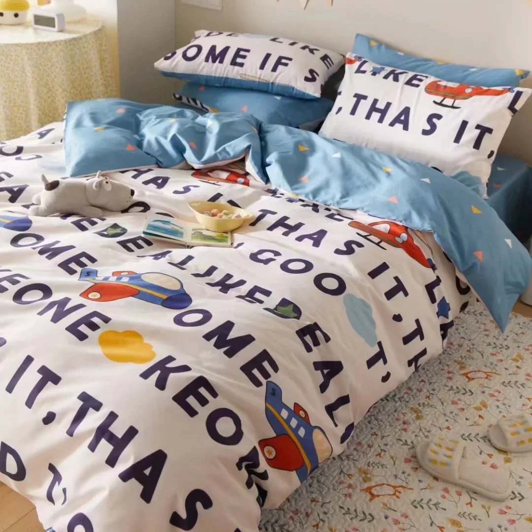 Ready to ship bed sheet cotton fabric 235 cm width  for bedding set