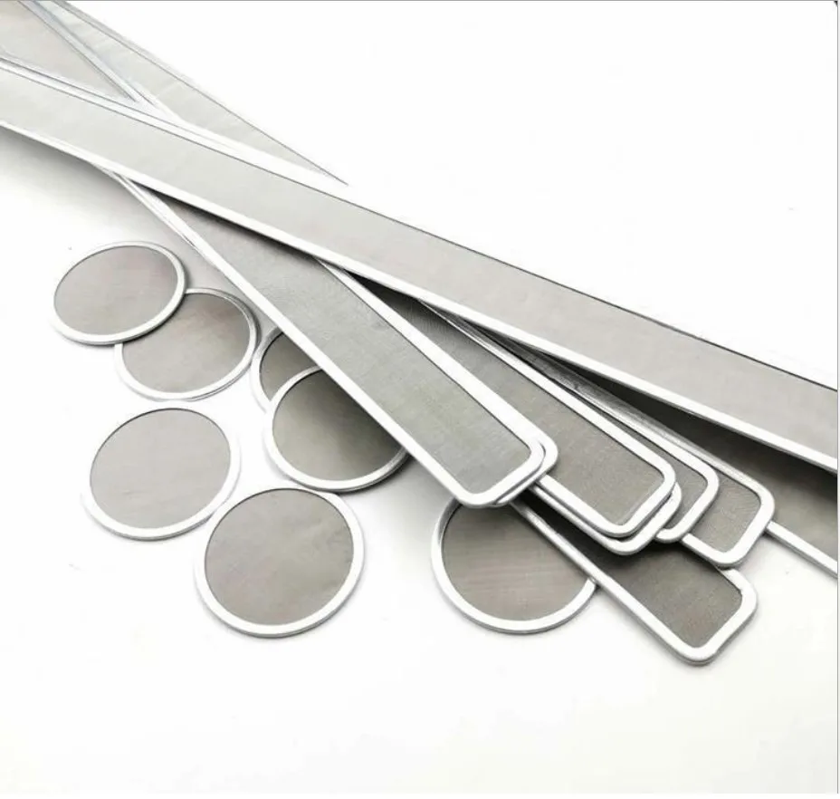 Round Mesh Screen Extruder Plastic Stainless Steel Wire Mesh Filter Disc Circle Mesh Filter