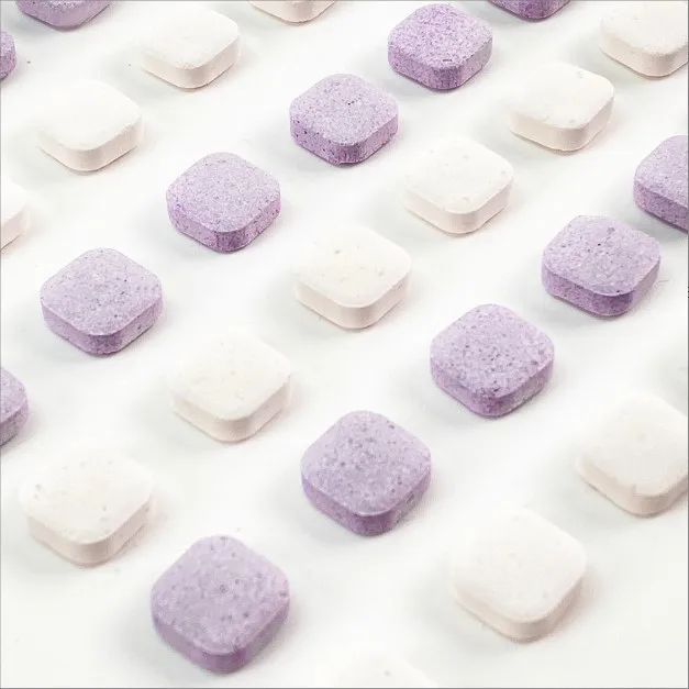 Eco Friendly Travel Toothpaste Tablets Teeth whitening Natural Flavor Fluoride Free Plastic Free 30 Tablets