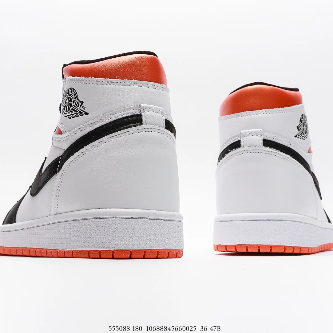 Заводская цена для мужчин и женщин обувь баскетбола Nike Air Jordan 1 ретро высокие электро оранжевые