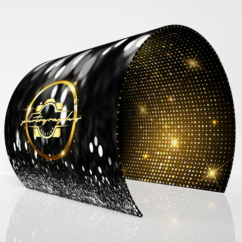 New Style 360 Degree Video Camera Led Lights Vogue Booth Enclosure Photo Booth Backdrop for Party Event