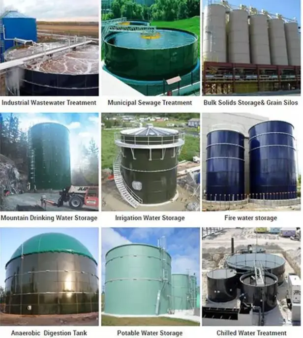 New Design Enamel Assembly Tank Uasb Tank Rc Water Bomb tank For Waste Water Treatment Plant
