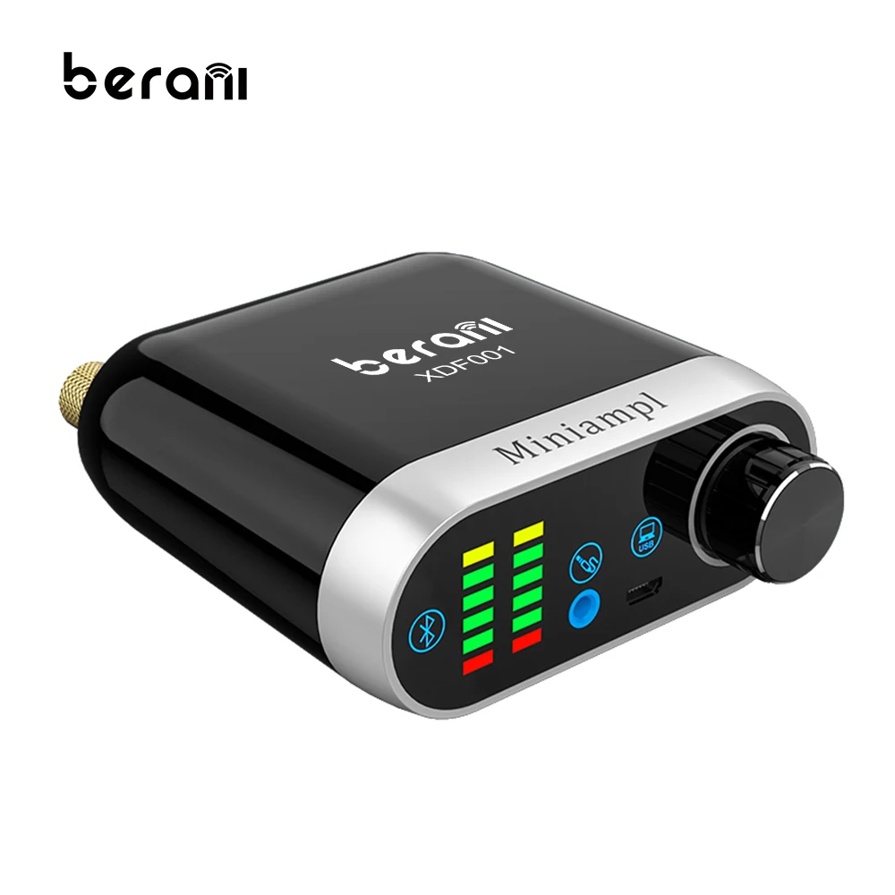 XDF001 New Arrivals 2 Channel BT 5.0 Mini Wireless Audio Power Hifi Stereo Speaker AMP for Home Berani Power Amplifier