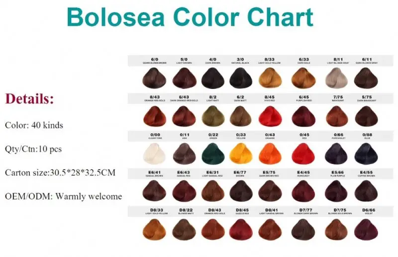 China professional wholesale oem hair dye hair color dye