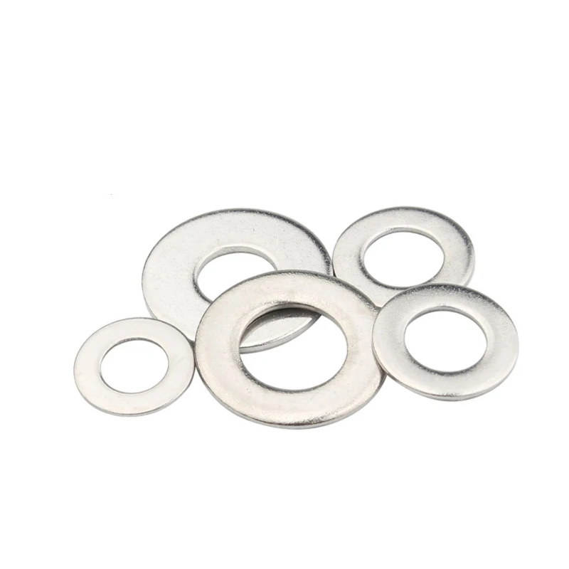 Good Quality INOX Stainless Steel SS304 SUS304 ANSI AISI 304 A2-70 1.4301 Flat Washer DIN125