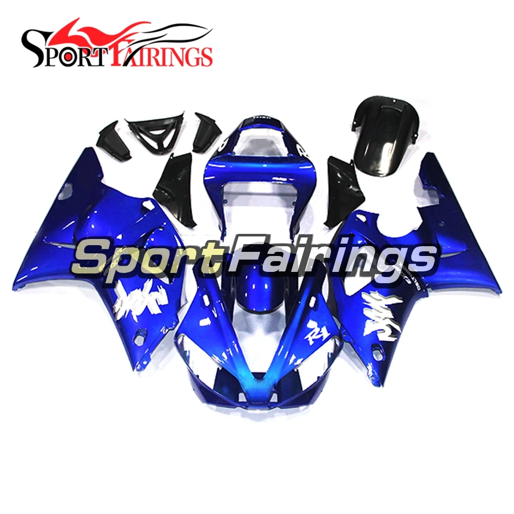 YZF Blue Motorcycles Fairings Fit for Yamaha YZF1000 R1 2000 2001 R1 00 01 Plastic Bodywork Kits Sportbike Covers