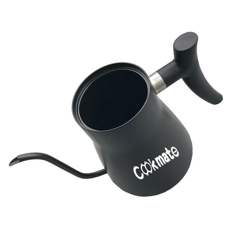 Stainless Steel Water Tea Pot Drip Coffee Gooseneck Coffee Dripper Kettle With Thermometer