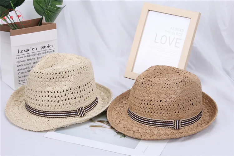 2022 Summer Lafite Straw Hat For Women Fresh Sunshade Sunhat Hollow Brim Adjustable Panama Hats Straw Fedora Beach Decorated