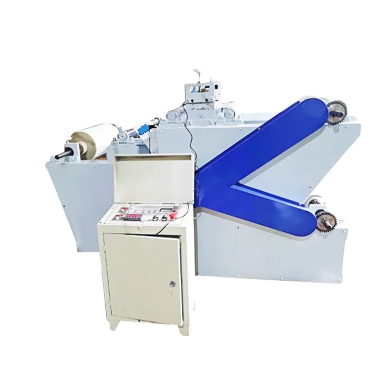 Meltblown cloth slitting and rewinding machine/rewinder machine paper roll