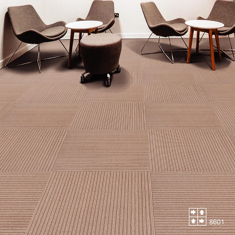 luxury office commercial carpet tile 50x50cm square carpet
