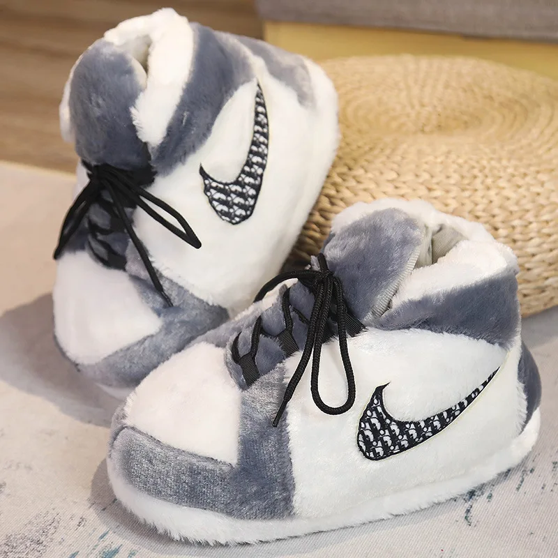 
2020 New Hot Sale Wholesale Winter Warm Unisex Cotton Slipper Soft Plush Shoes 