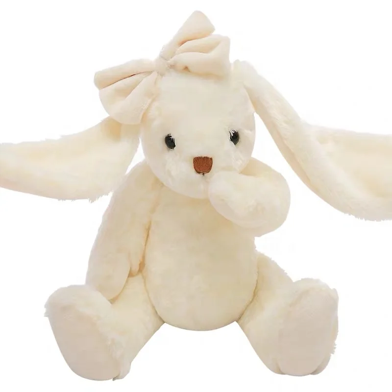 free sample Soft plush rabbit toy plush and stuffed toy lovely white rabbit for girls birthday gift bunny soft toy rabbit