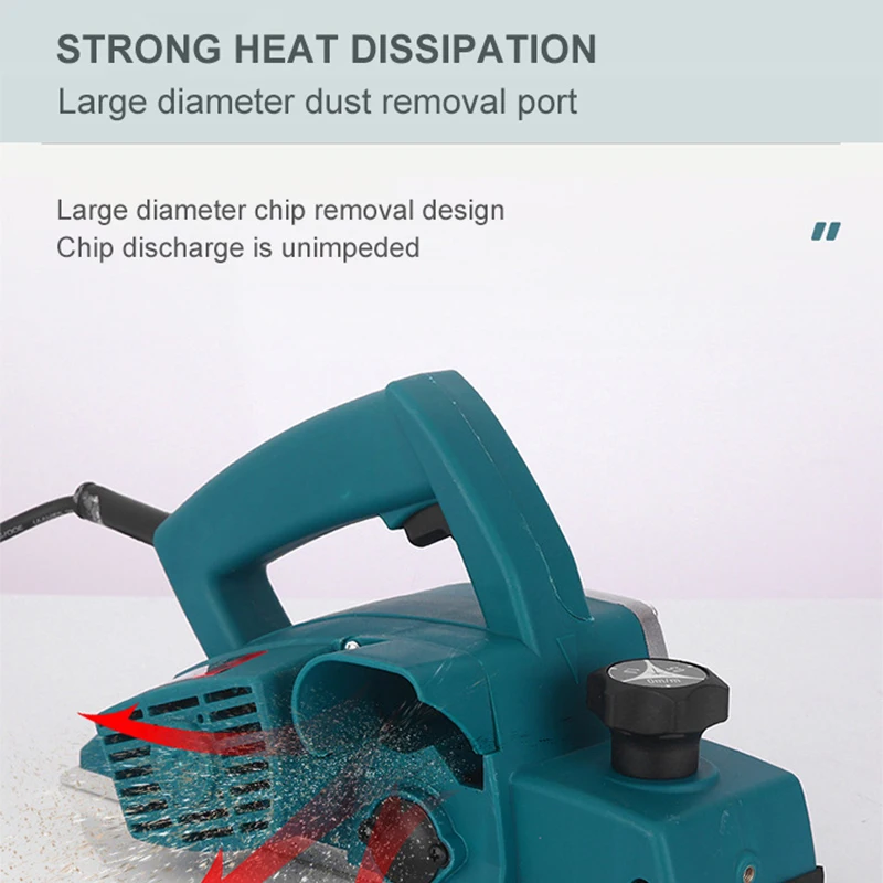 THPT 82mm 800W 2 levels Adjustable Power Tools Mini Electric Wood Handheld Planer