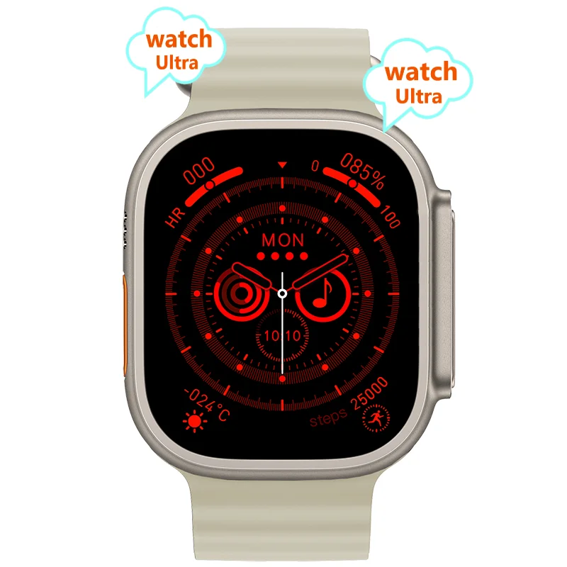 Newest H11ultra Plus Smartwatch Strap Buckle Screws IP68 Waterproof S8 Series 8 I S8 IWO H11 Ultra+ Smart Watch H11 Ultra Plus