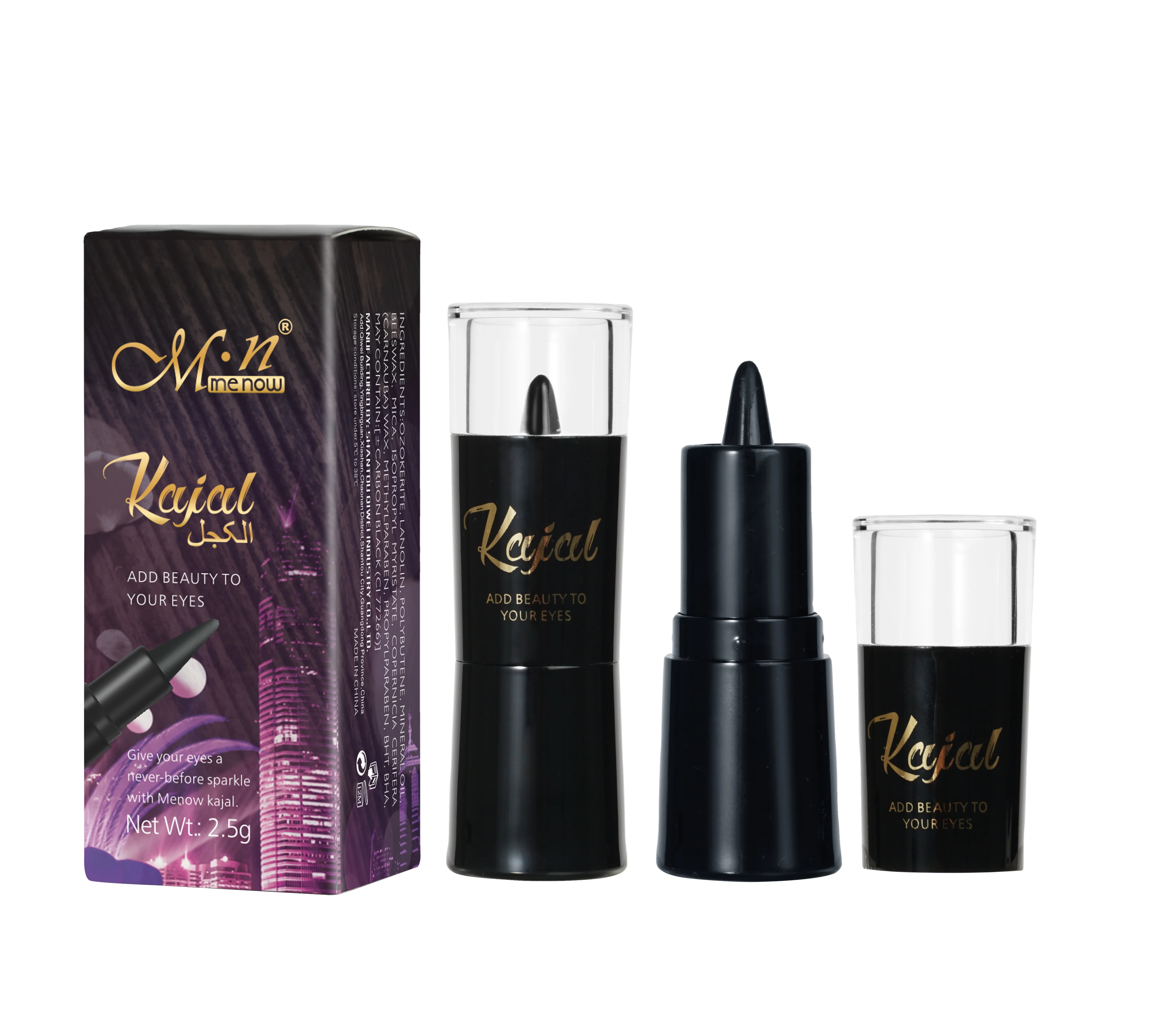 MENOW waterproof kajal black eye pencil kajal pencil kajal mesir
