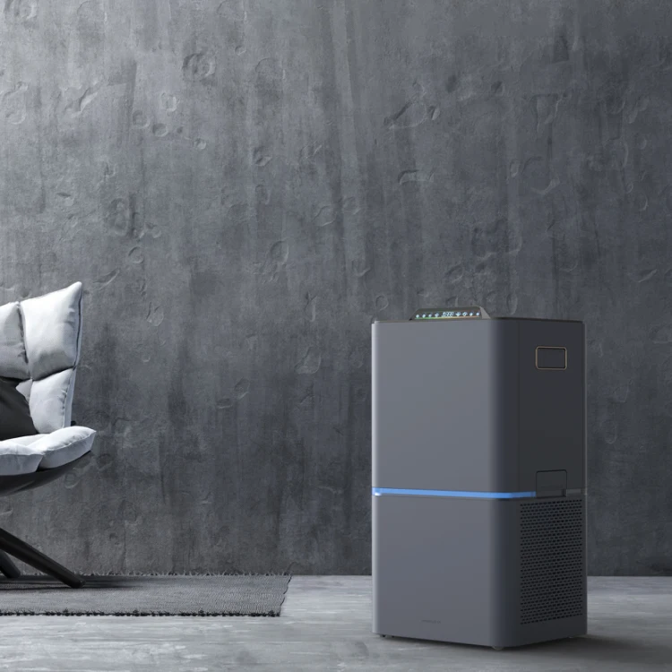 Classic Design Five In One Hepa Filter Multi Functional Living Room Hotel Office Desktop Air Purifier