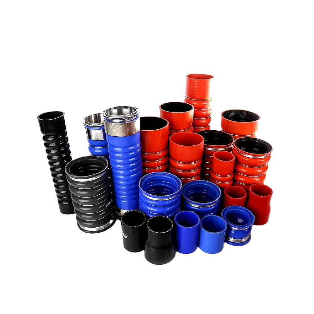 HV-SH21 Turbo hose / Silicone Hose for Truck (D=4inch L=12.5inch with 7 rings)