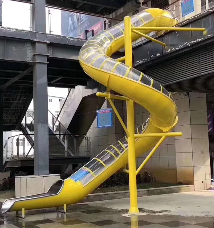 Tube Shopping Mall Stainless Steel Slide Market 304 Stainless Steel Slide Customized Outdoor Playground