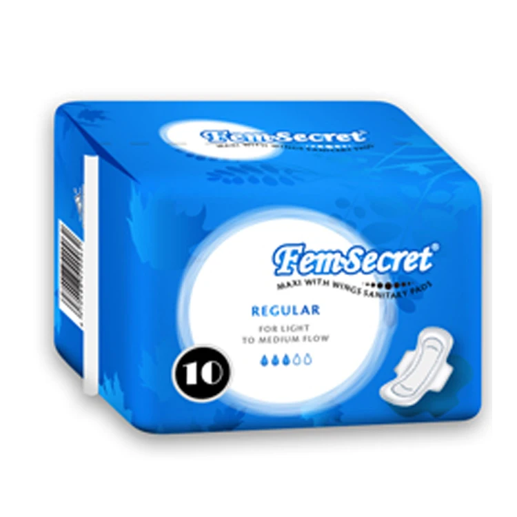China OEM Brand Popular Cotton Tampon Sanitary Pad Women Sanitary Napkin Towel Supplier