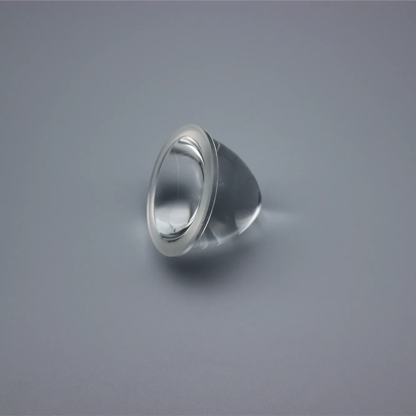 66mm LED Glass Aspherical Optical focus light glass lens