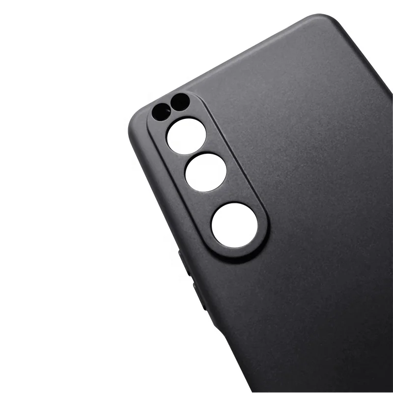 black TPU case phone back cover for Sony Xperia 5 III mobile phone