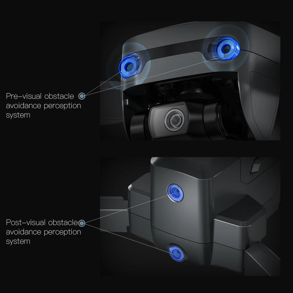 193E 3-axis mechanical brushless pan tilt 3.5km binocular visual obstacle avoidance direct buy china drone