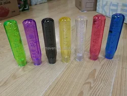 JDM 1/2/3 Color 10-40cm Octagon Acrylic Crystal Bubble Gear Shift Knob Shifter Stick Lever Head