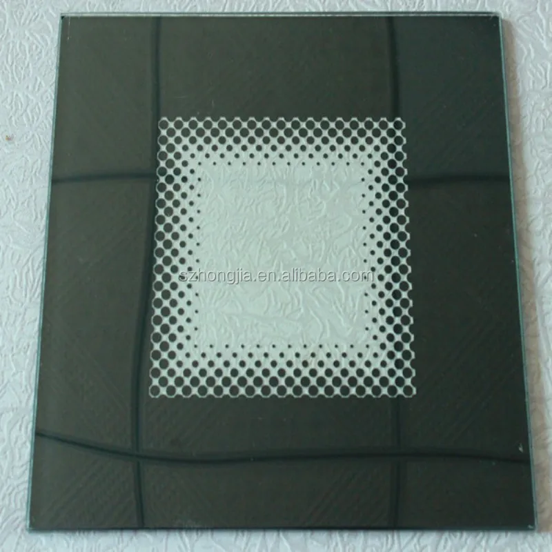 Decorative functional ceramic frit glass  architectural facades interior partitions and feature walls with vibrant aesthetics