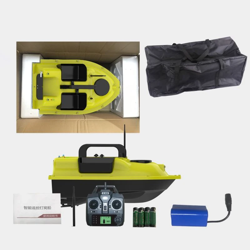 Factory D18B 16 Anchor Points 3 Hoppers Auto Pilot Yacht Luxury RC Speedboat Bait Boat For Fishing