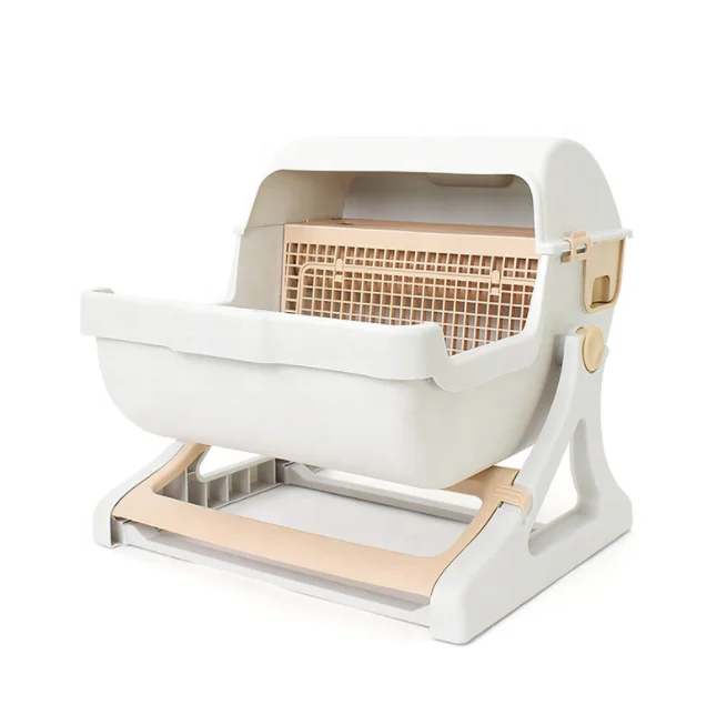 New Luxury Large Cat Litter Box Deodorizing Cat Indoor Automatic Cat Toilet