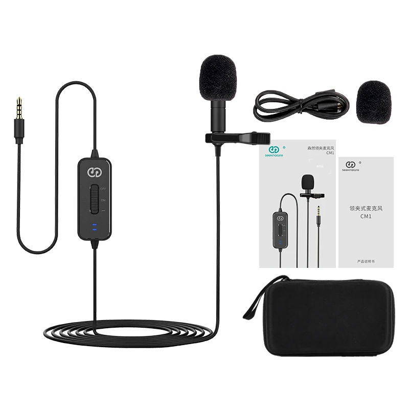 Портативный Студийный мини-микрофон 3 5 мм петличный микрофон проводной зажим для галстука лацкан конденсаторный мобильного