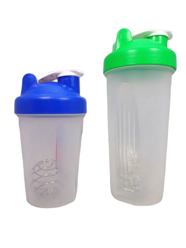 China Famous Plastic Water Bottle With Mixer shaking Ball Protein plastic shaking shook cup Shaker Bottles for fitness center
