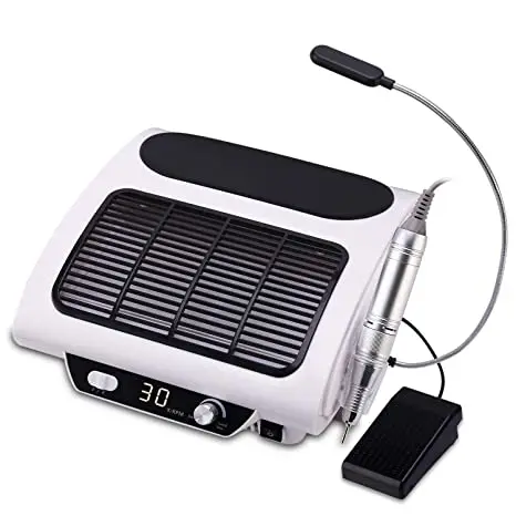 Nail cleaning and manicure machine is a beauty manicure machine equipped with LED light and professional electric nail drill