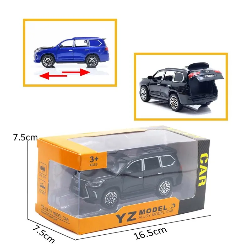 1:36 Diecast Car Kids Alloy Die Cast Model Toy Set Car SUV Alloy Car Toys Kids