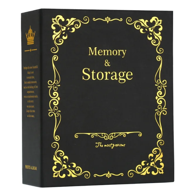 Lerp&Wholesale 100 Pockets baby wedding Photo Album 6 Inch 2 Color Paperboard Photo Album 4x6