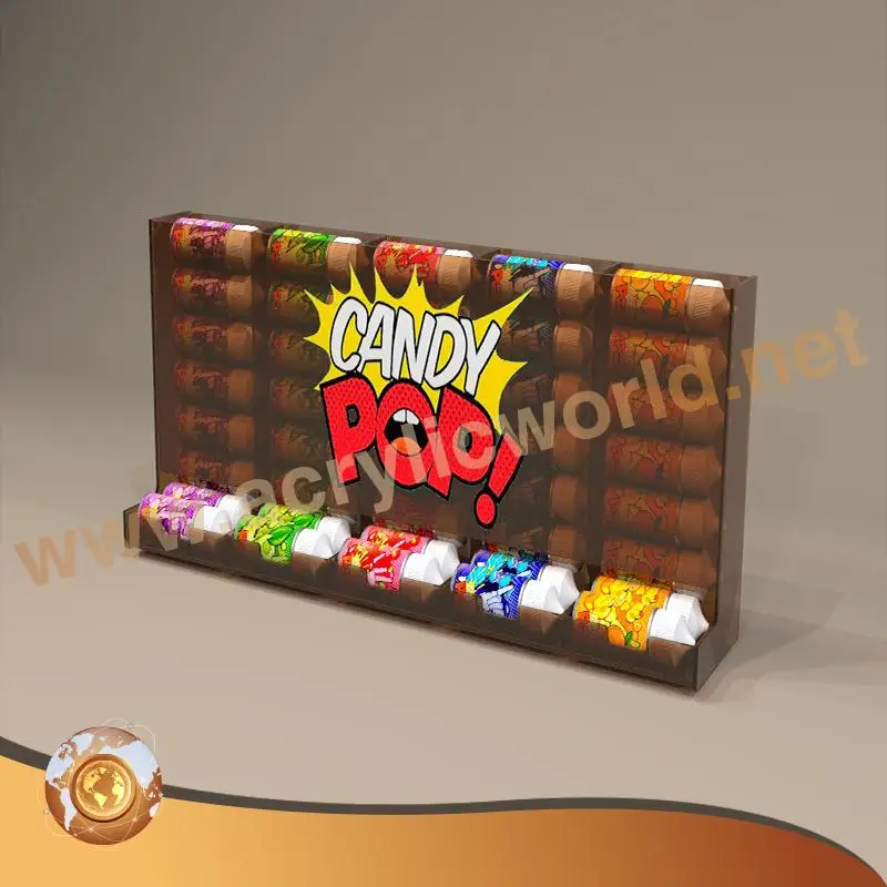 Food Grade Stackable Acrylic Candy Dispenser Display candy box dispenser