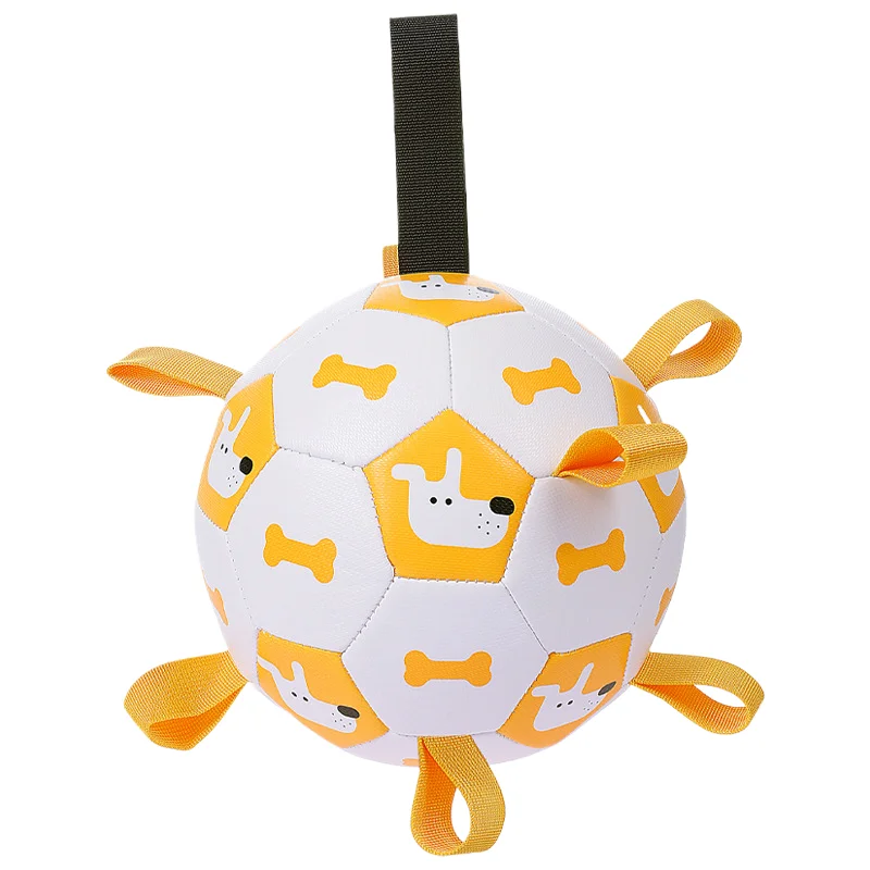 Jiefan ball outdoor toy teeth-resistant sound inflatable football pet dog training cross-border wholesale