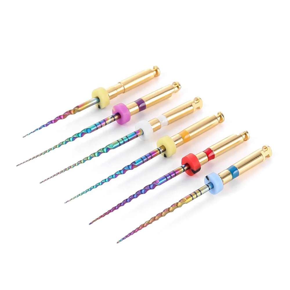 Hot Selling 25mm Length Heat Activated Niti Engine Use Rainbow Dental Rotary Files