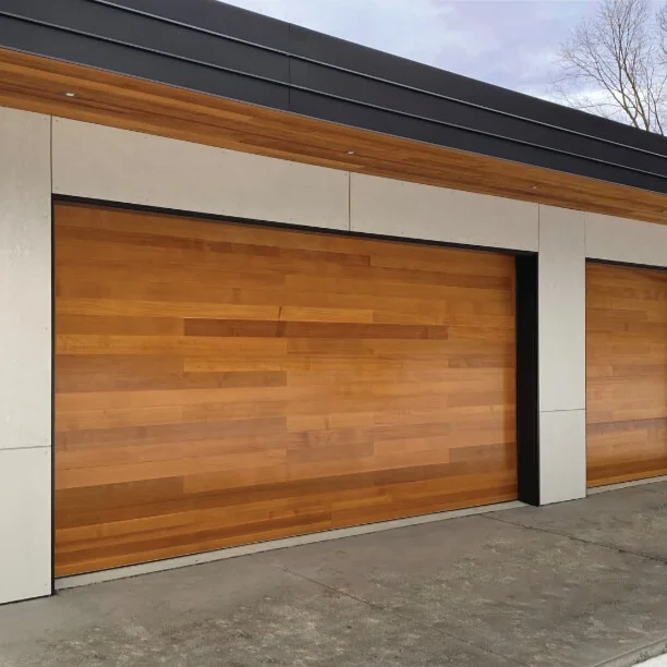 10x7 Modern Luxury Black Iron Garage Screen Doors For 2 Car Garage Blinds Liftmaster