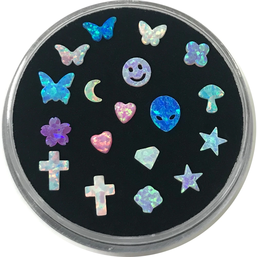 2023 Very Popular Fashion Different Shape Dental Lead Free Synthetic Opal Tooth Gems For Tooth DIY