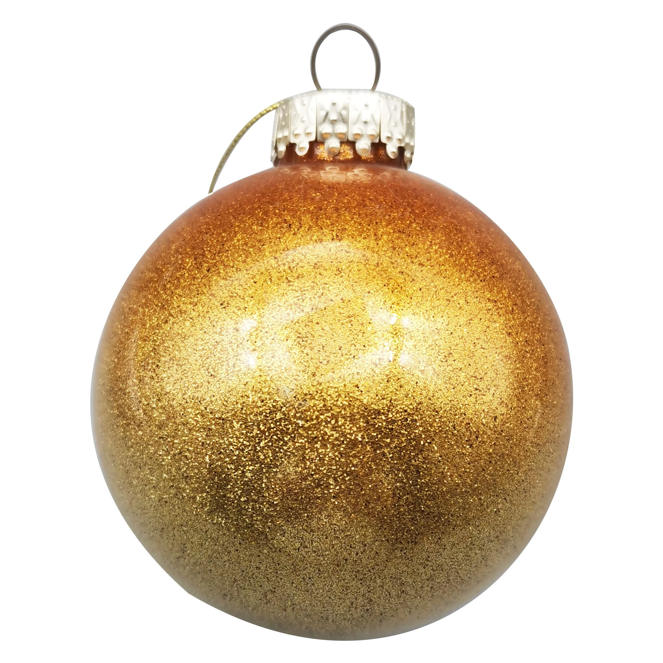 Hand Painted Filler Glitter Luxury Christmas Glass Ball Glass Balls Ornaments For Christmas Decoration