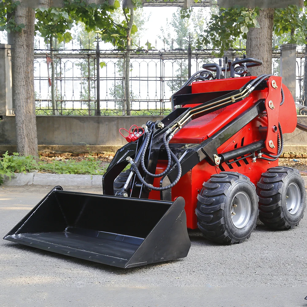 Fast delivery Chinese factory price Mini Skid Steer Loader With Attachment 300 kg Front Loader  multifunction mini loader