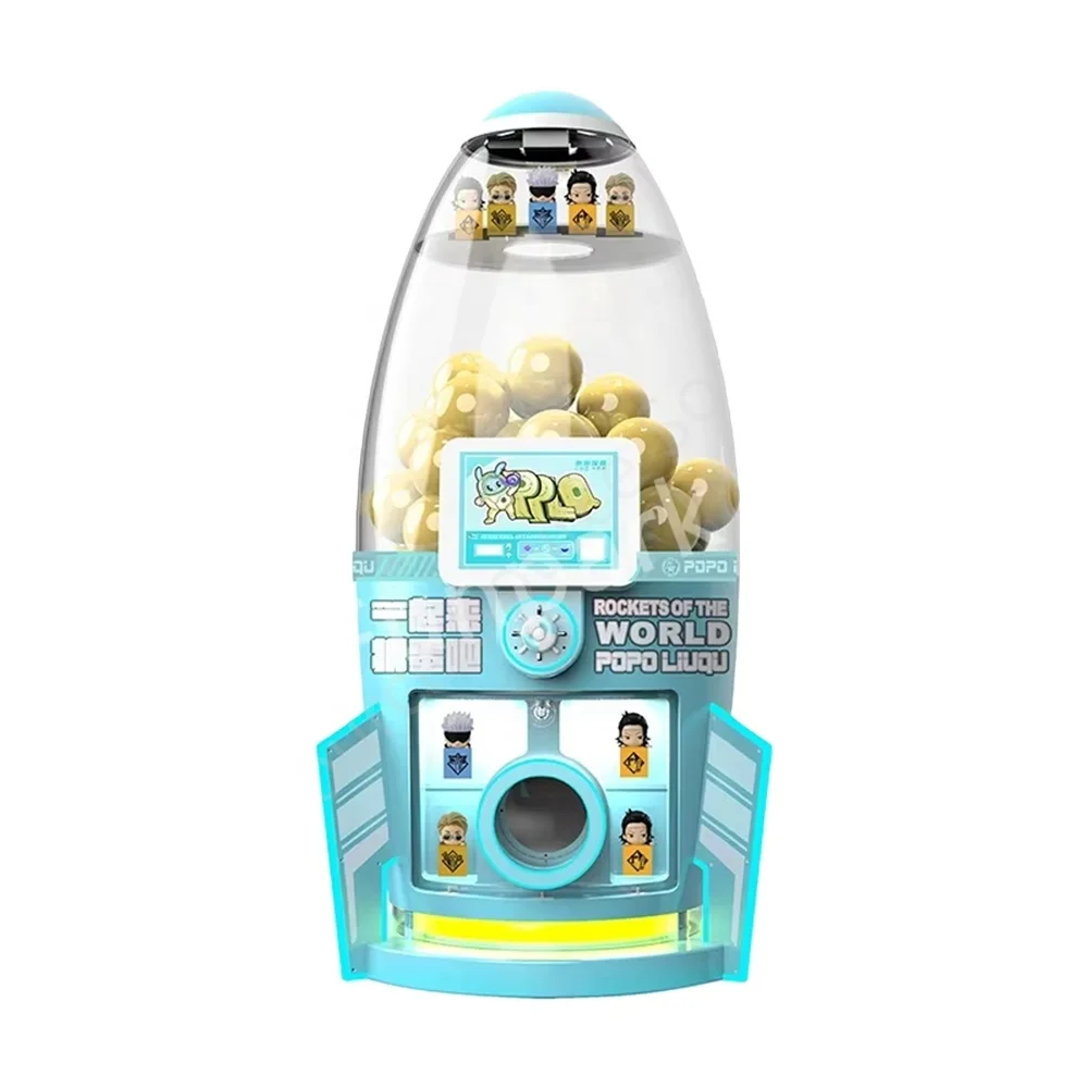 Gashapon Capsules Toys Vending Machine CoinOperated Racing Twisted Gumball Dispenser