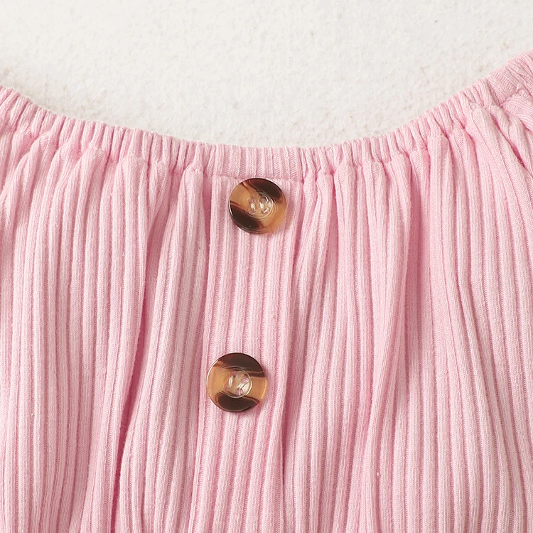 Summer Baby Clothing Sets Puff Sleeve Ruffle Top Print Shorts Infant Outfits Newborn Baby Girls Clothing Set