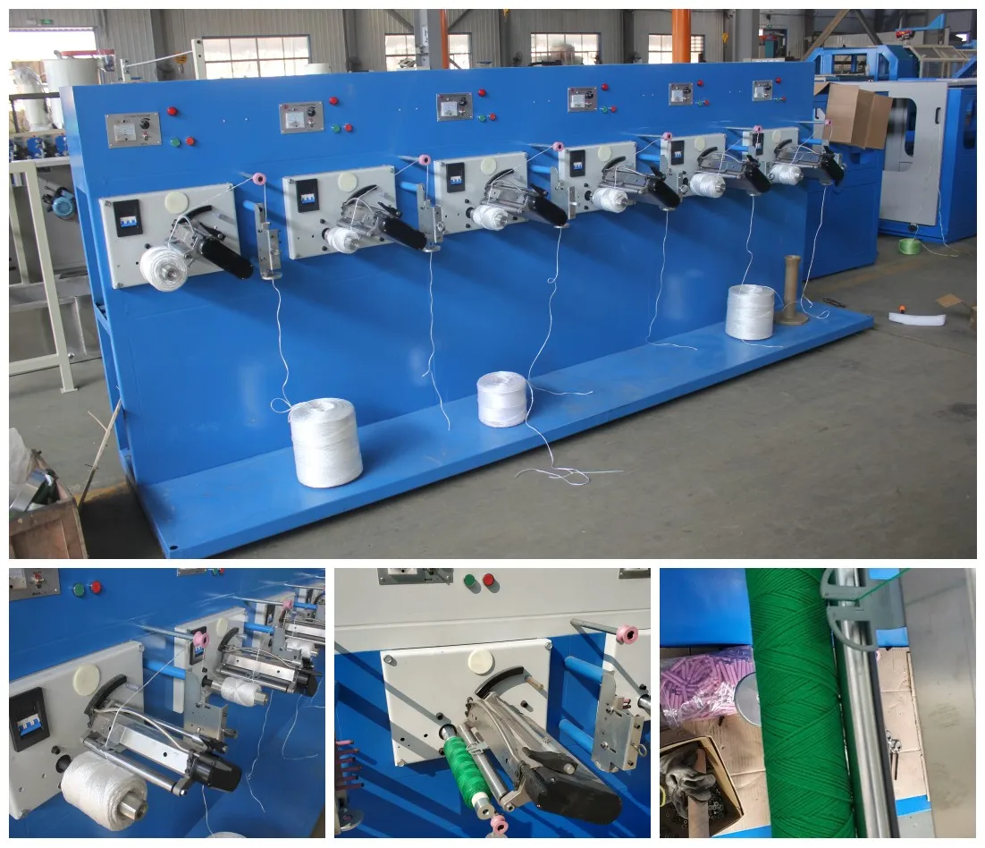Plastic Rope Spool Yarn machine winding machine rope cone coil winding machine traverse winder