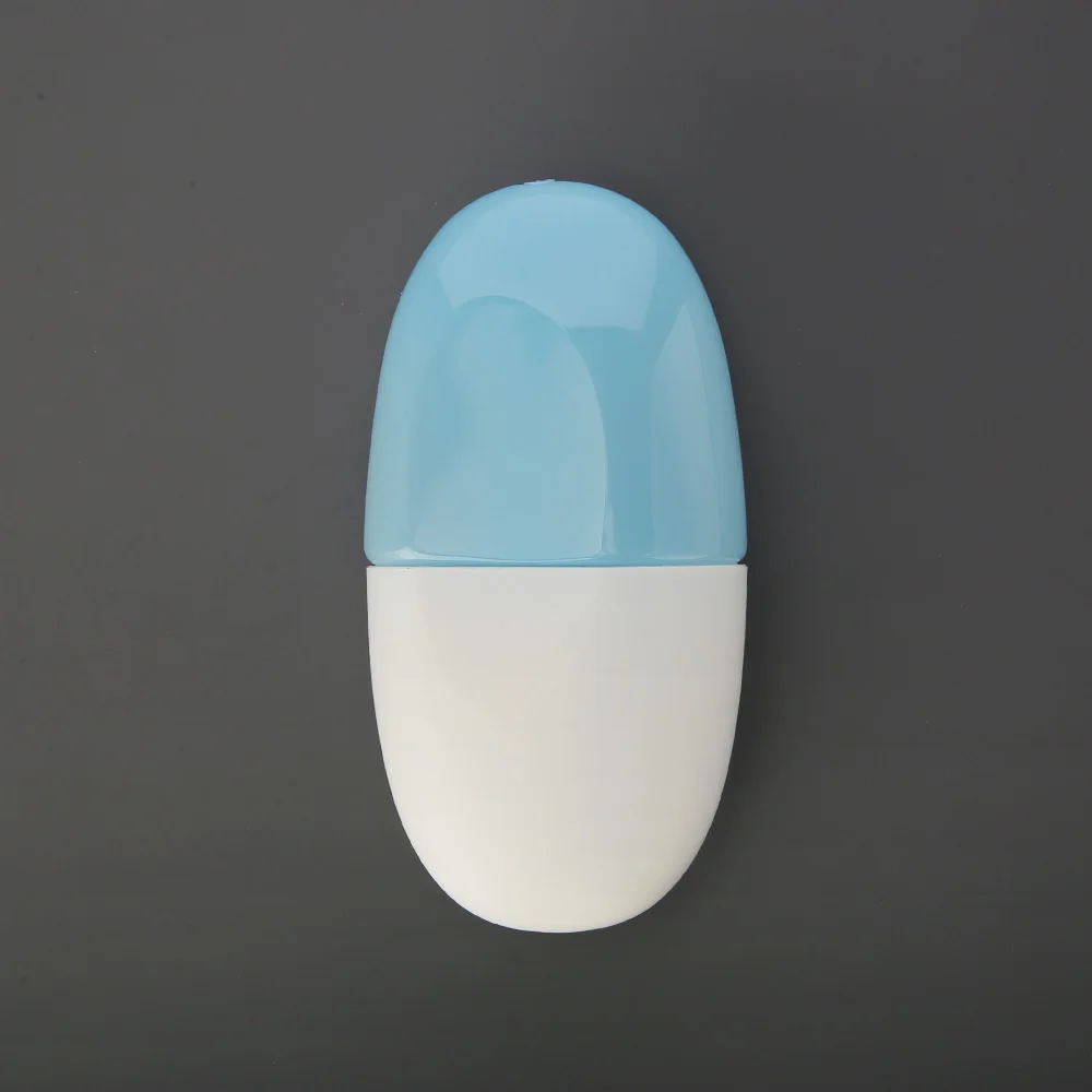 Luxury egg shape bottle PP Plastic 70ml face empty sunscreen containers sunscreen bottles Powdery bottom liquid bottle