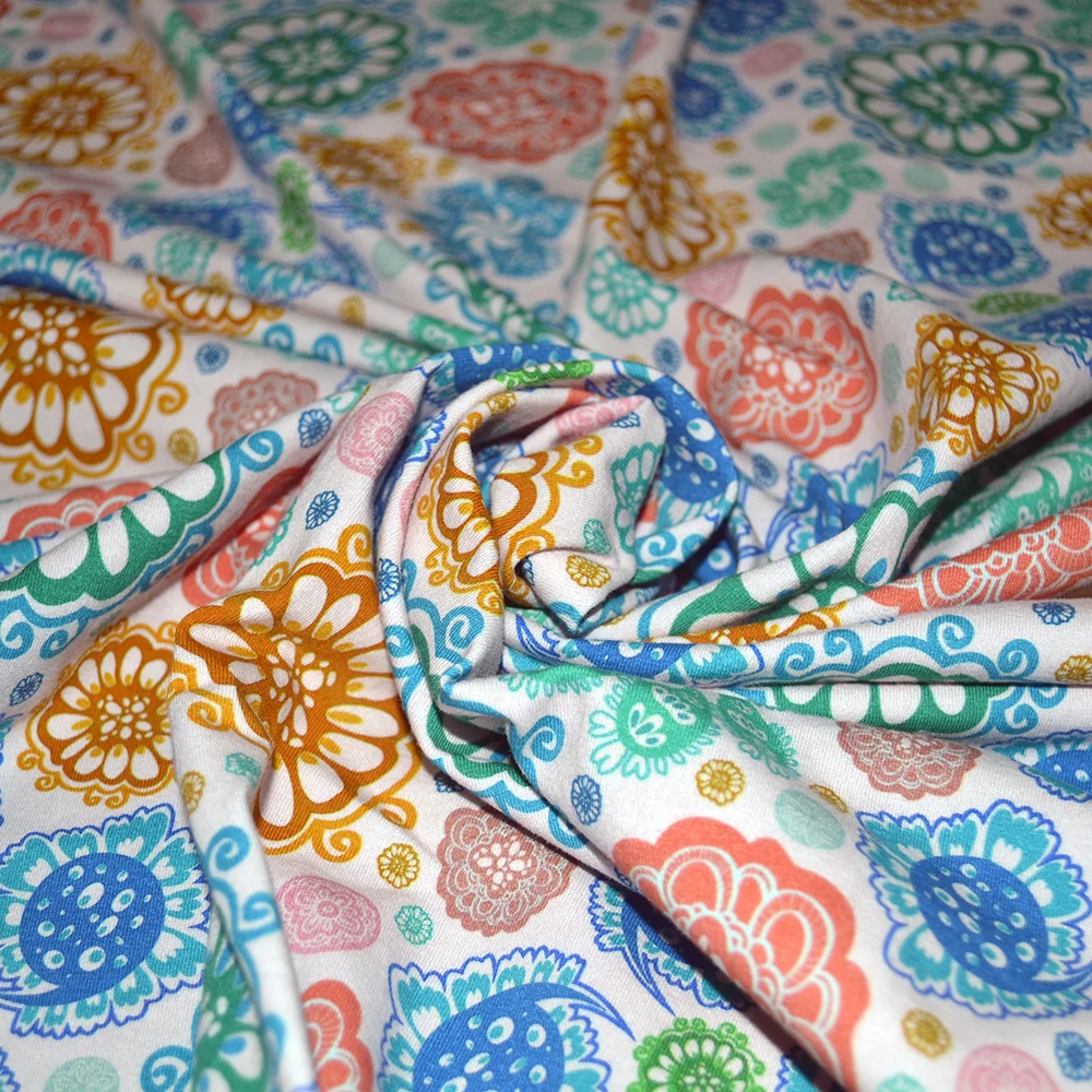 Custom Printing 100% Cotton Canvas Digital Printed Cotton Fabric For Fashion Bag