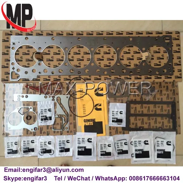  ISX QSX15 ISX15 комплект верхних прокладок 4025300 4955595 4352144 для дизельного экскаватора трактора запасные