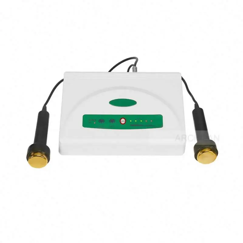 Home use face lifting beauty system 2 handles ultrasonic personal care device